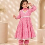 Blush Petal Anarkali Set