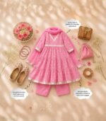 Blush Petal Anarkali Set - Image 3