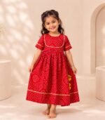 Crimson Bloom Anarkali
