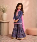 Indigo Rose Sharara Set - Image 2