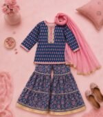 Indigo Rose Sharara Set - Image 4