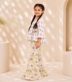 Lavender Garden Sharara Set - Image 2