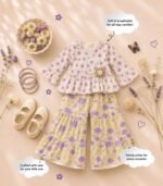 Lavender Garden Sharara Set - Image 3
