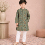 Jaalkaar Sage Floral Kurta Pyjama Set