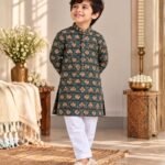 Rangrez Teal Kurta Pyjama Set